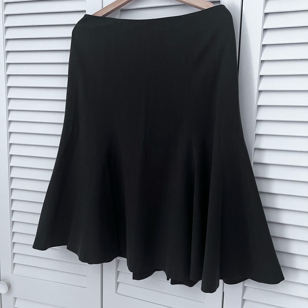 Forest Army Green Skirt Jones New York Vintage Retro Skirt